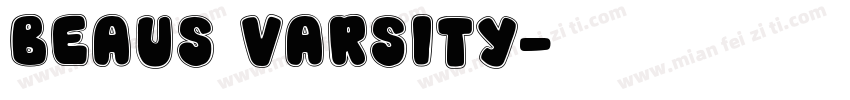 Beaus Varsity字体转换